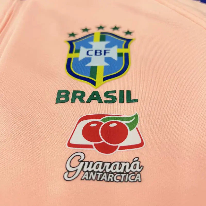 Pull Zippé Rose Saumon Brésil – Édition Drip Seleção Ma boutique