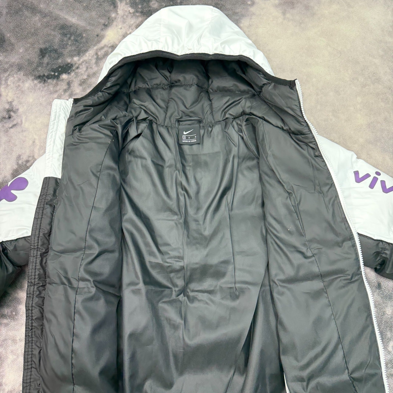 Doudoune Brésil Noir & Blanc – Édition Drip Seleção