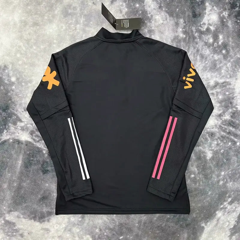 Pull Zippé Noire Brésil – Édition Drip Seleção Ma boutique