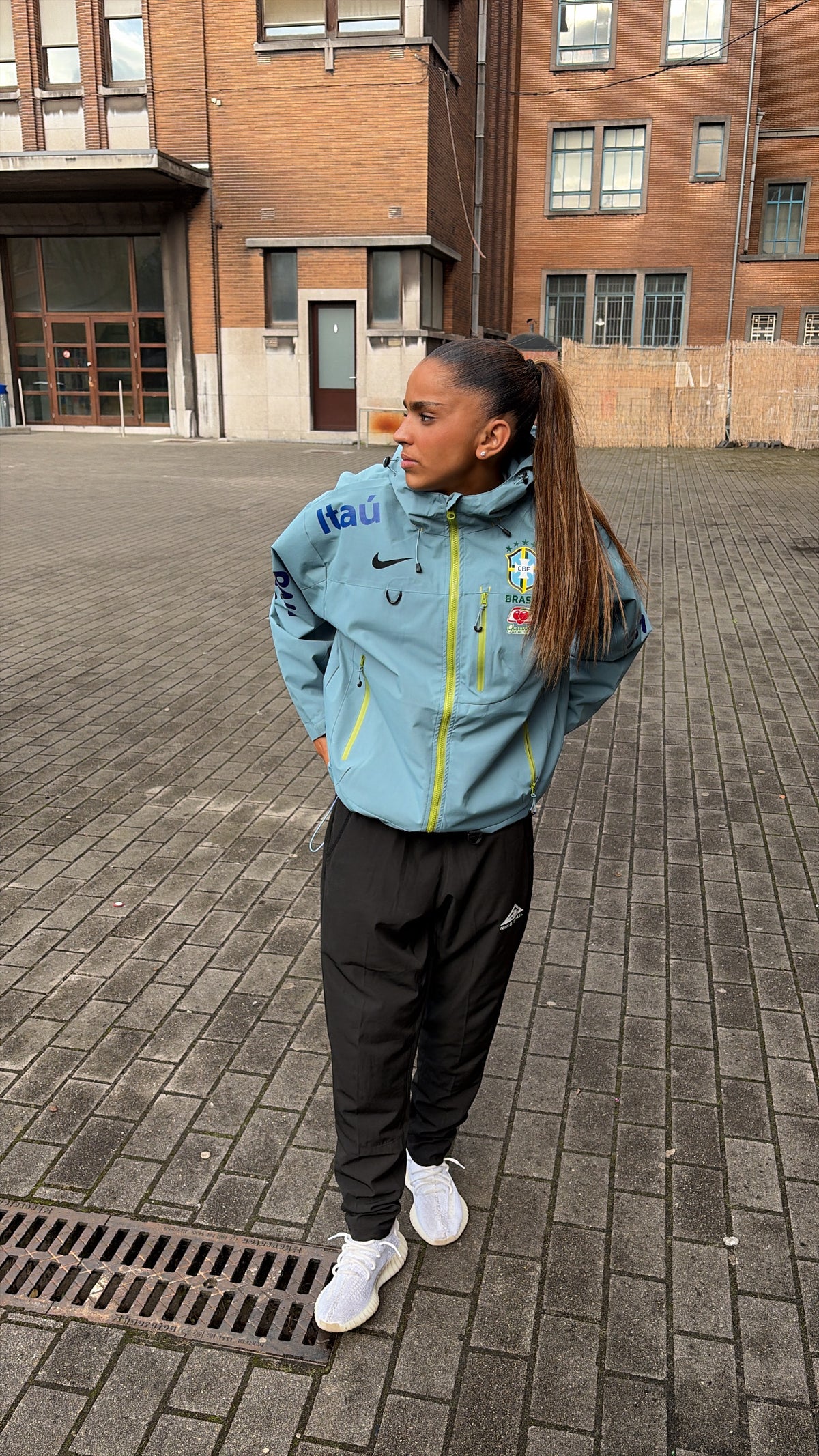 Veste Imperméable du Brésil - Bleu