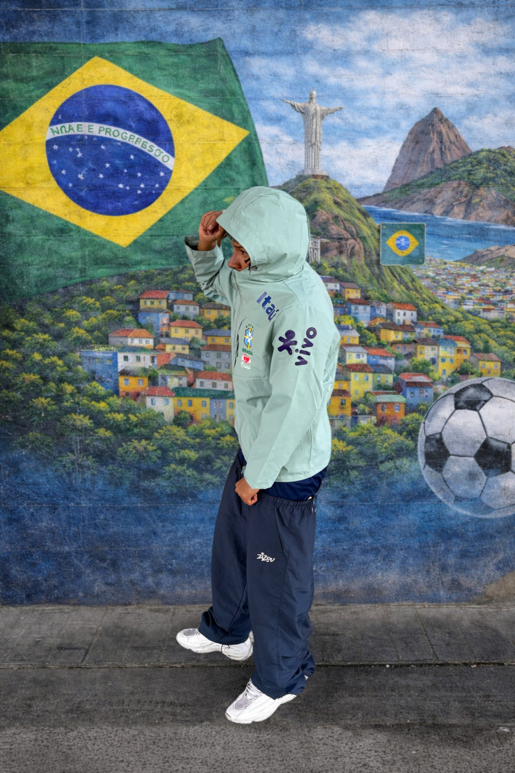 Veste Imperméable du Brésil - Verte