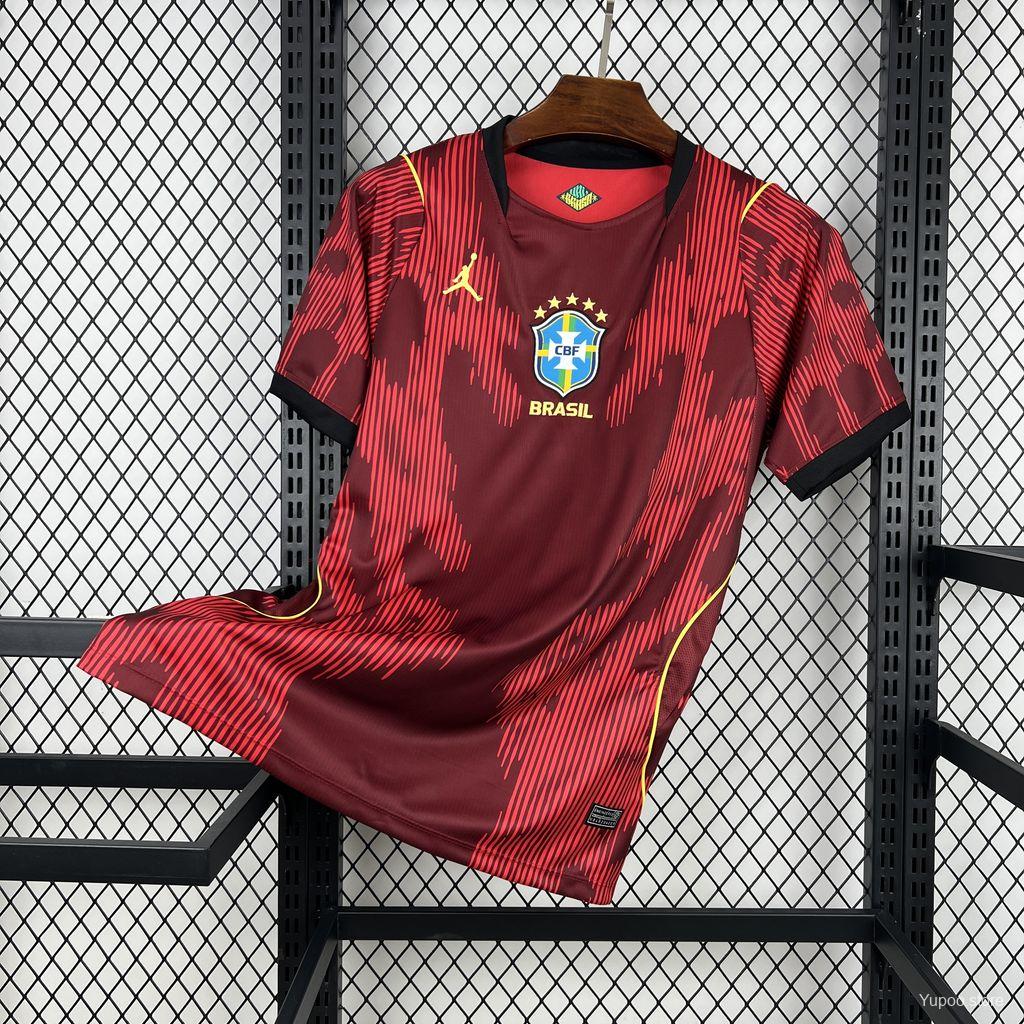Maillot Seleção – Édition Rouge Feu | Été 2026