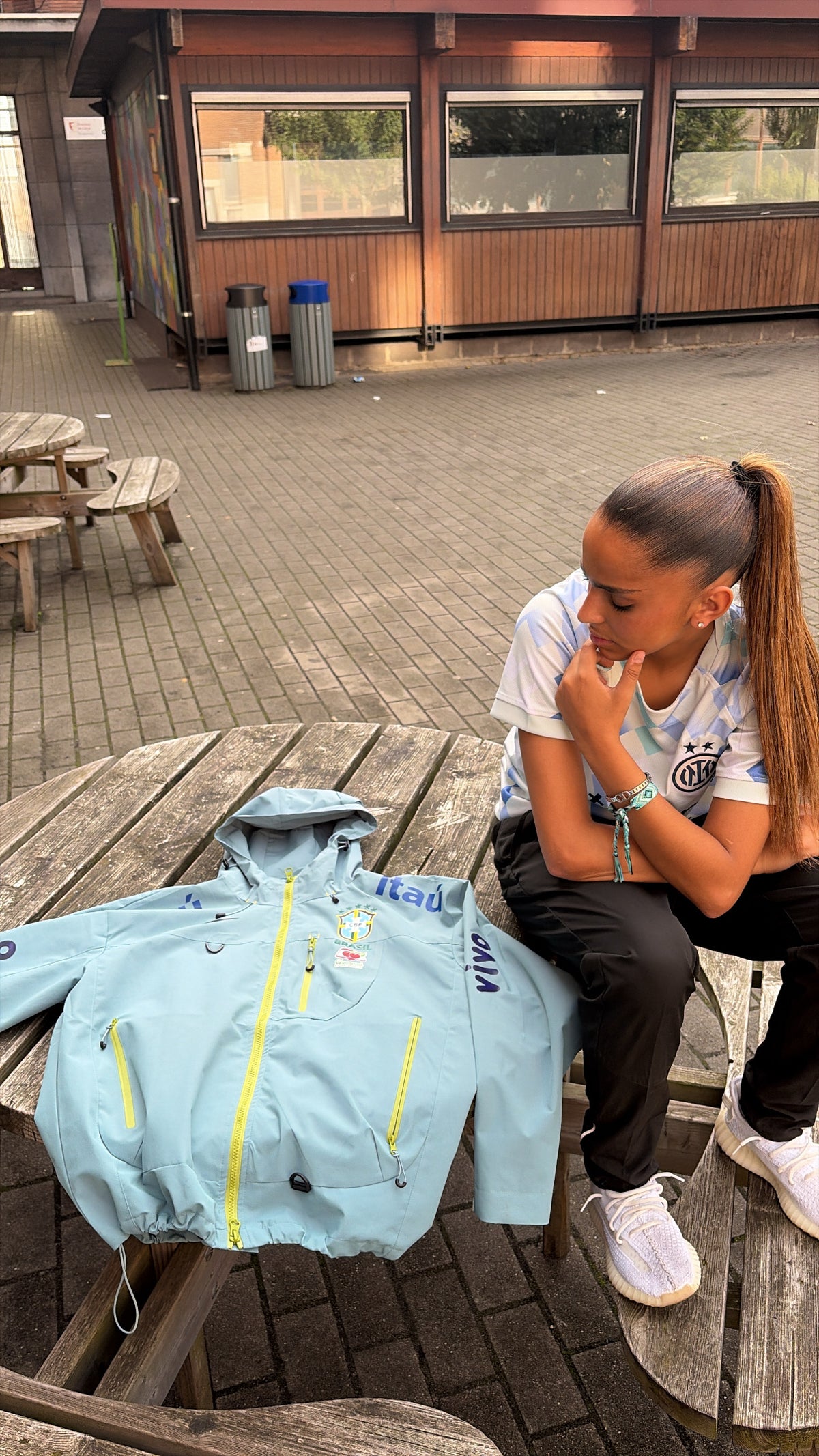Veste Imperméable du Brésil - Bleu