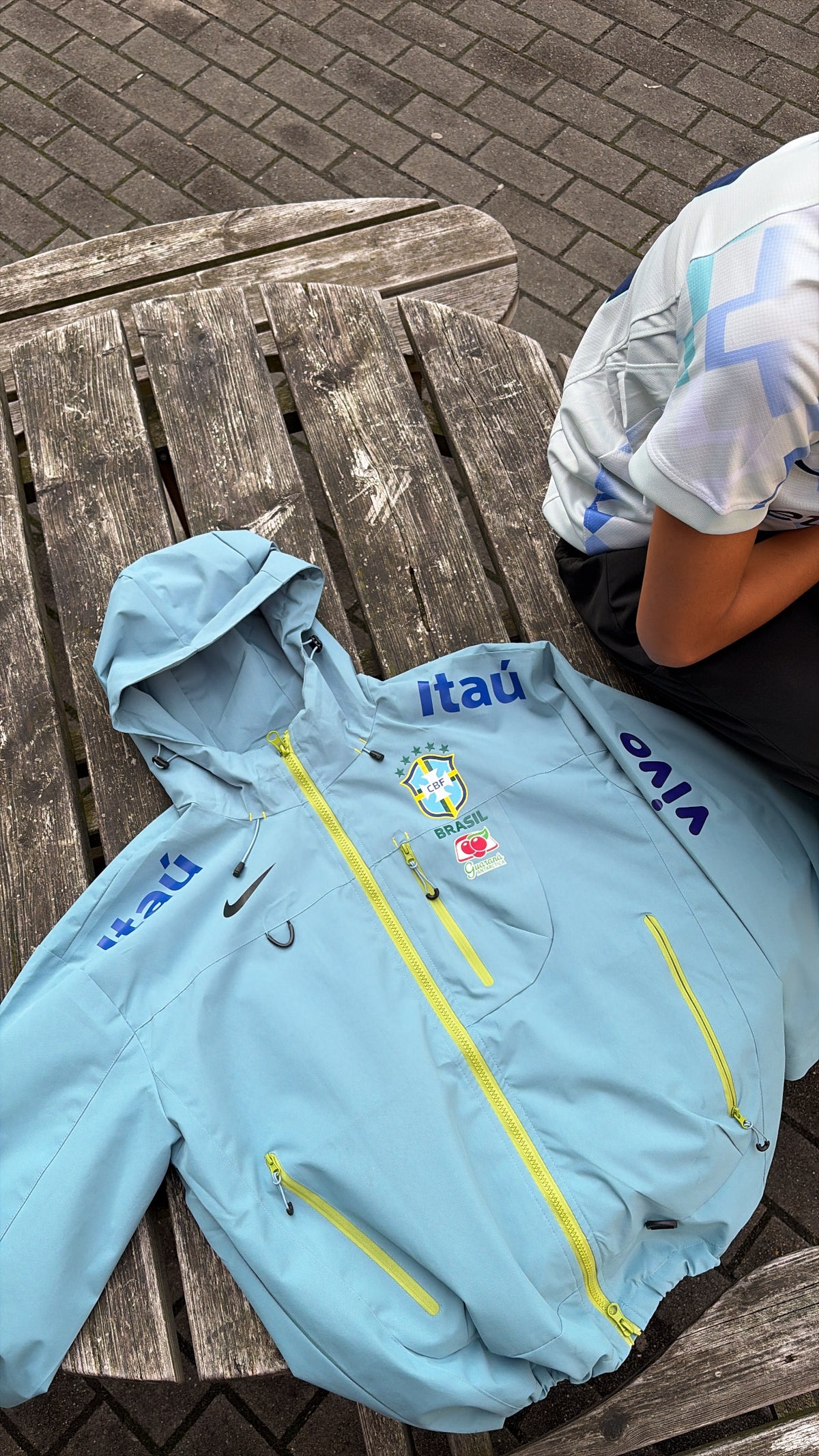 Veste Imperméable du Brésil - Bleu