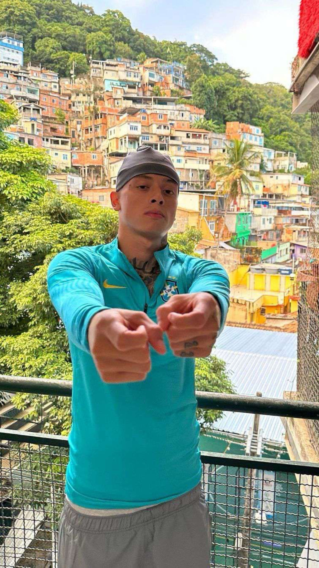 Pull Zippé Bleu Brésil – Édition Drip Seleção