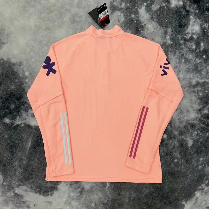 Pull Zippé Rose Saumon Brésil – Édition Drip Seleção Ma boutique