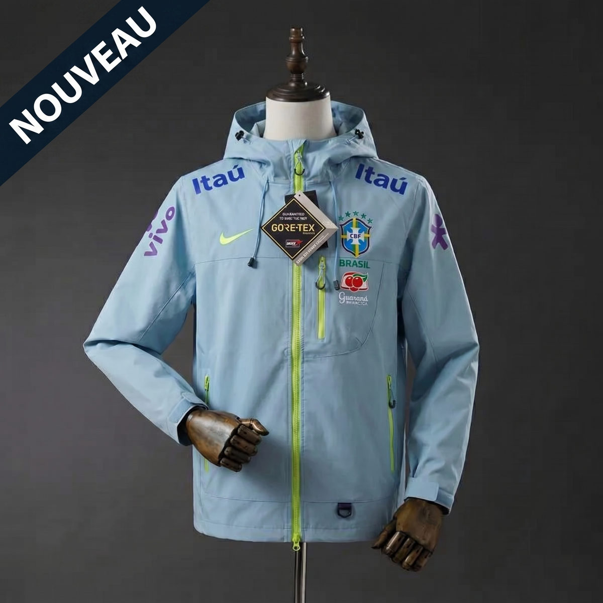 Veste Imperméable du Brésil - Bleu