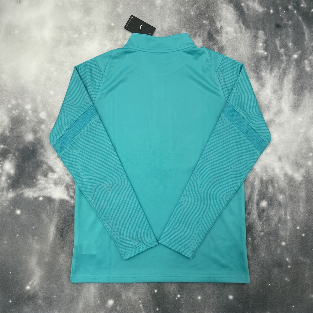 Pull Zippé Bleu Brésil – Édition Drip Seleção